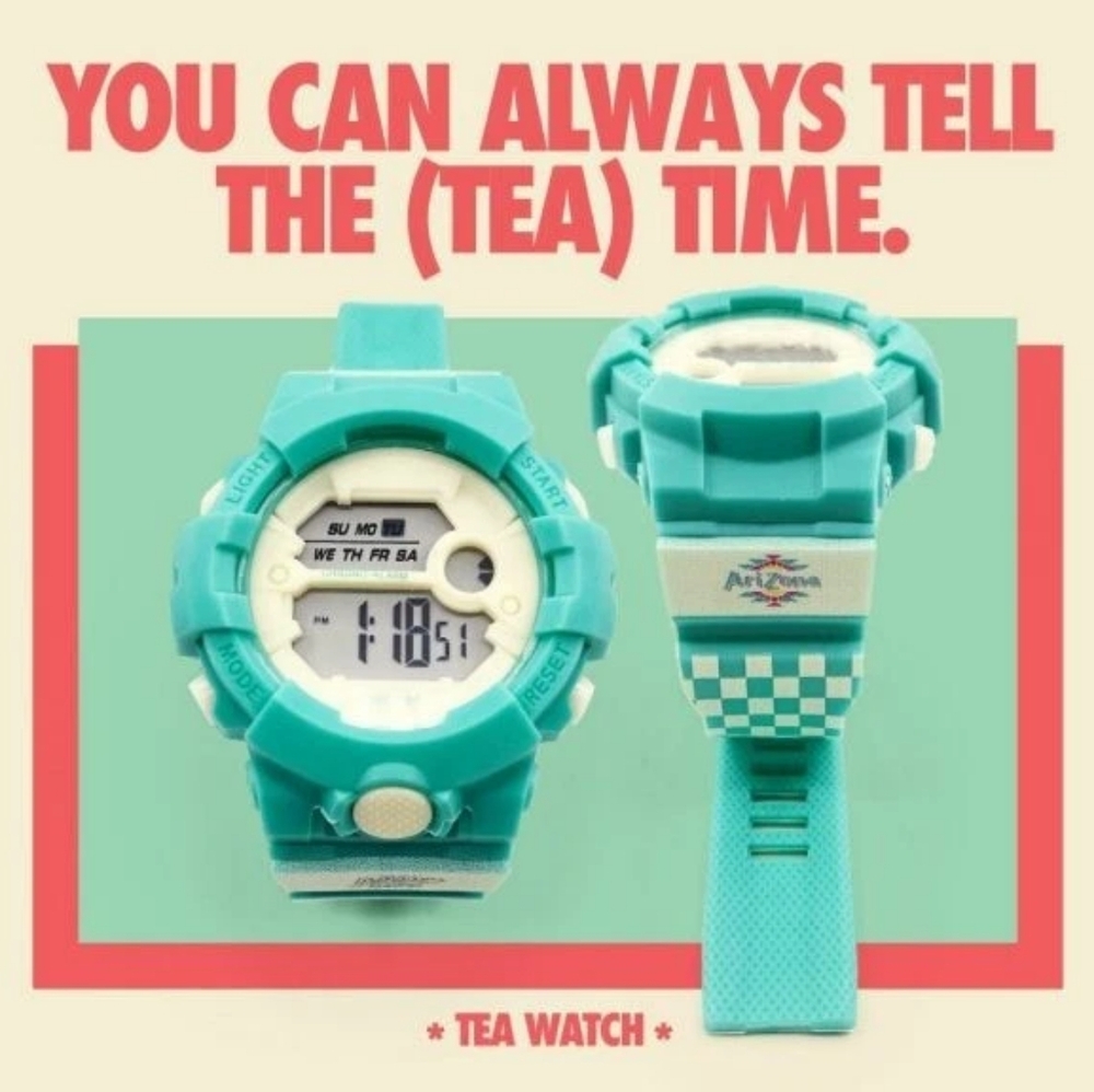AriZona Green Tea Watch Retro Digital Wristwatch Limited Edition